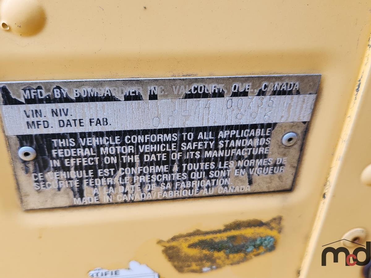 1996 Ski-Doo Rotax 583 MXZ Snowmobile (Parts Only)